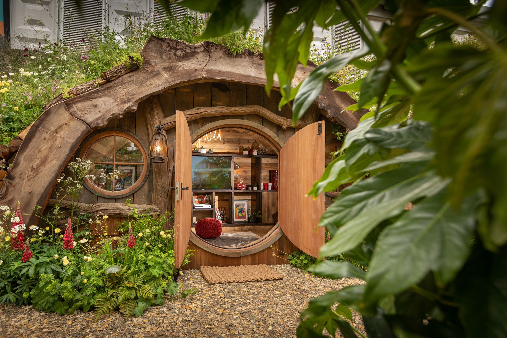 Marley timber shingles used on Blue Forest Magical Hideaway | Chelsea Flower Show | Photography - Chris Taylor