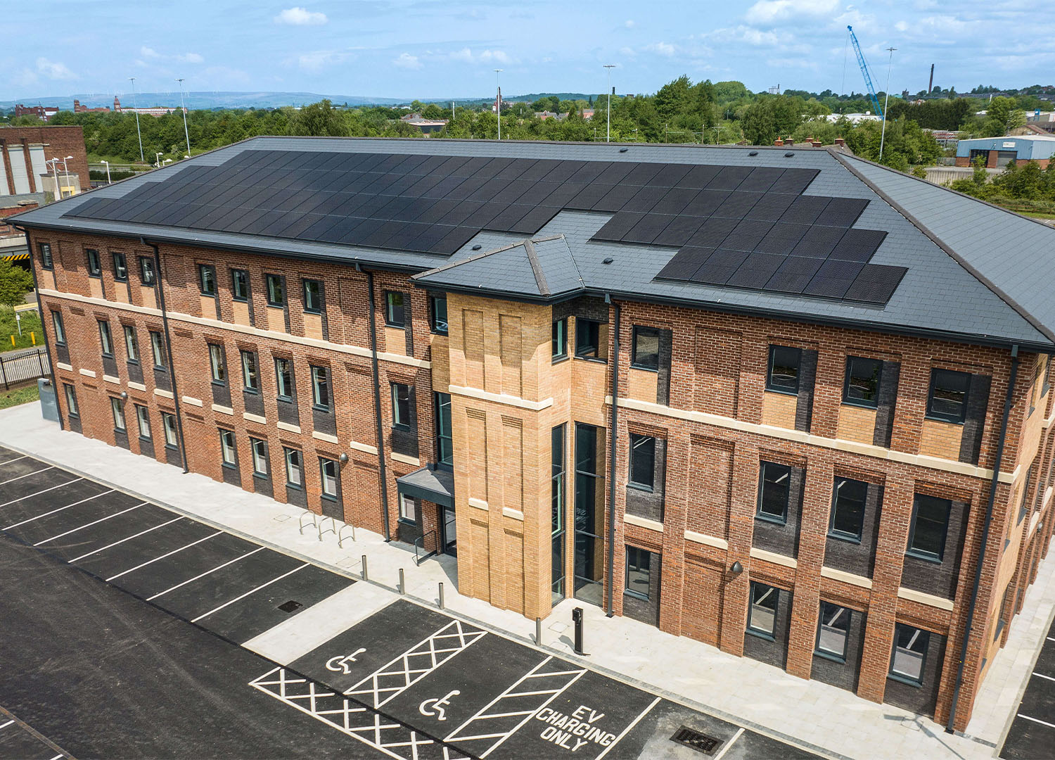 Marley solartile installed on larger commercial project 